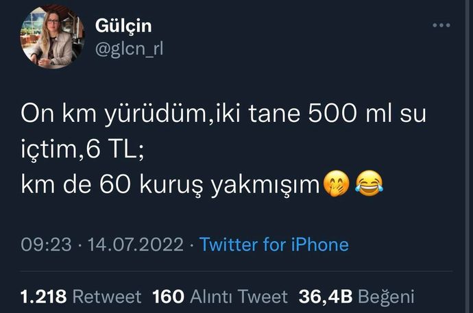 Siz kilometrede kaç kuruş yakıyorsunuz :)?