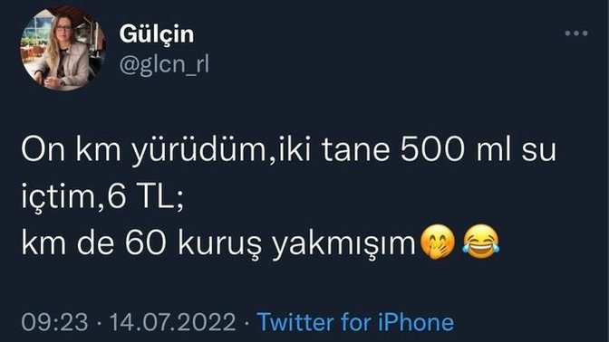 Siz kilometrede kaç kuruş yakıyorsunuz :)?
