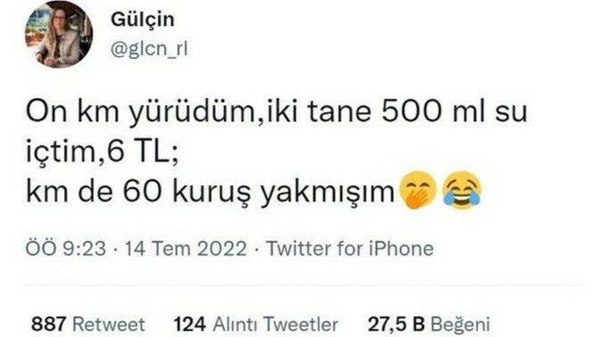 Km'de kaç kuruş yakıyorsunuz?