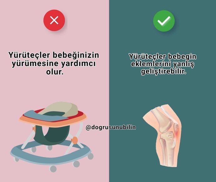 Yürüteçler, bebekler için sağlıklı mıdır?