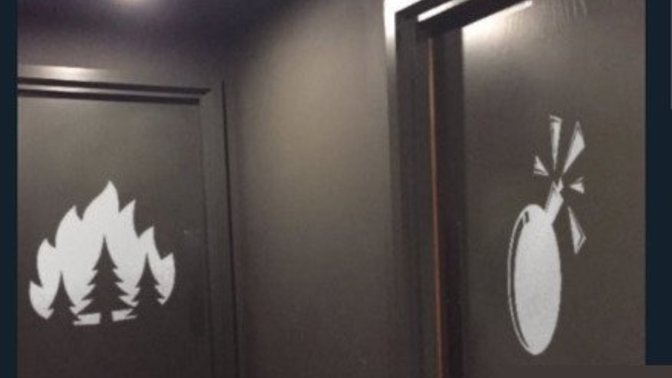 Bu kapılardan hangisi sizce kadın-erkek tuvalet kapısı?