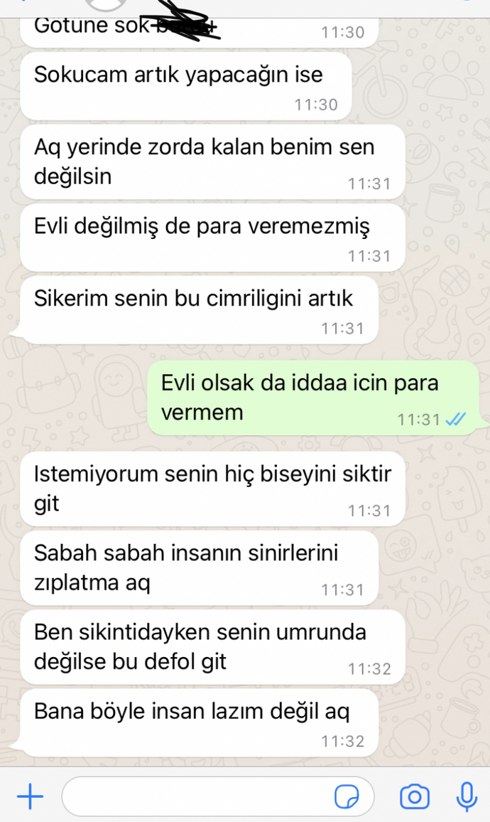 Erkek arkadaşım olacak adam sürekli benden böyle para istiyor Bikac konuşmamızı attım ne düşünüyorsunuz?