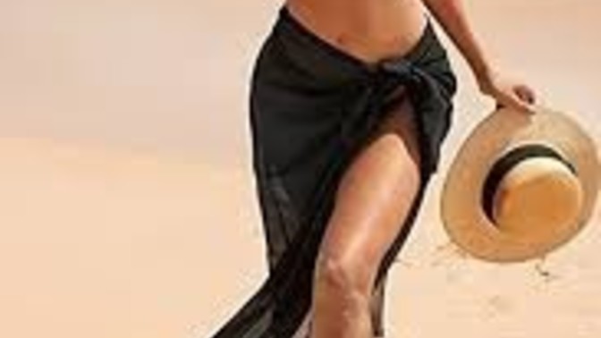 Kızlar bikiniyi tül ile kapatır mısınız?