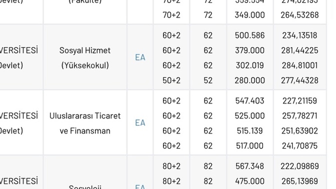 Puanım tam olarak neresi?
