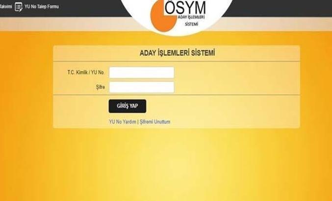 ösym hata nasıl düzelir?