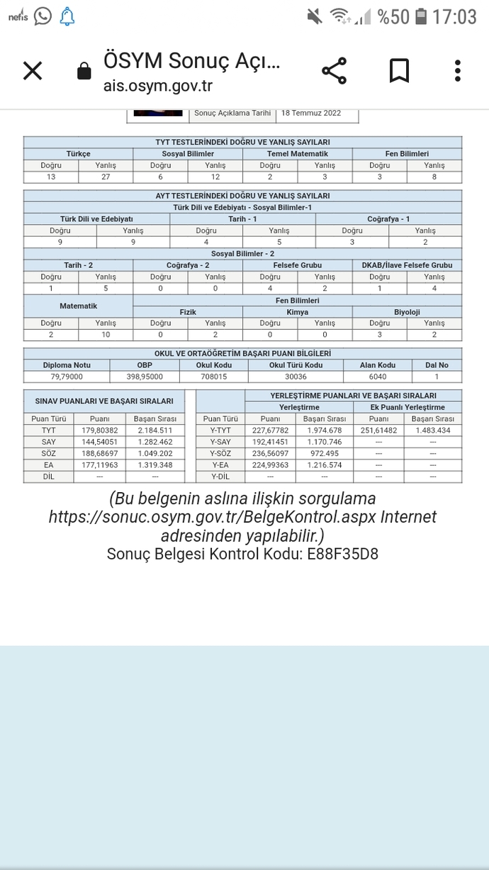 YKS sonuçları açıklanmış, sonuçları soru altında karşılaştıralım ne dersiniz?