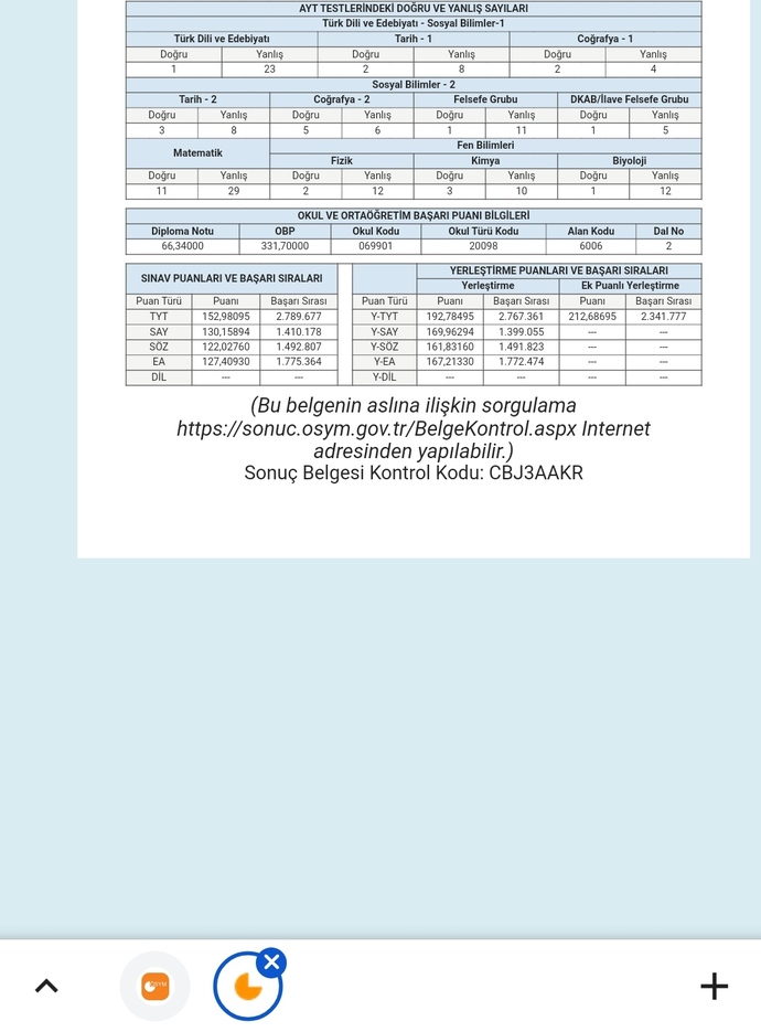 Üniversite sınav sonuçları açıklandı kaç puan aldınız?