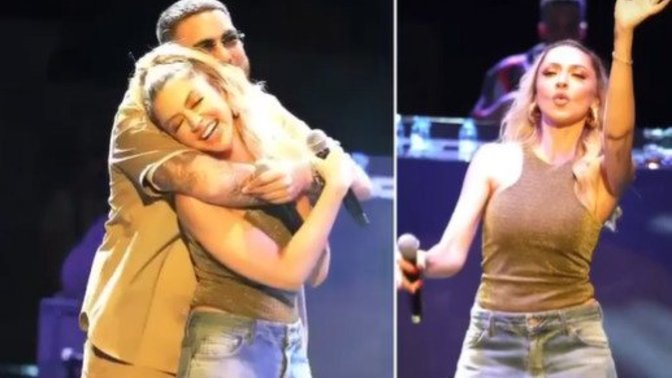 Hadise, Murda'nın konserine rap tarzıyla katıldı. Yakışmış mı?