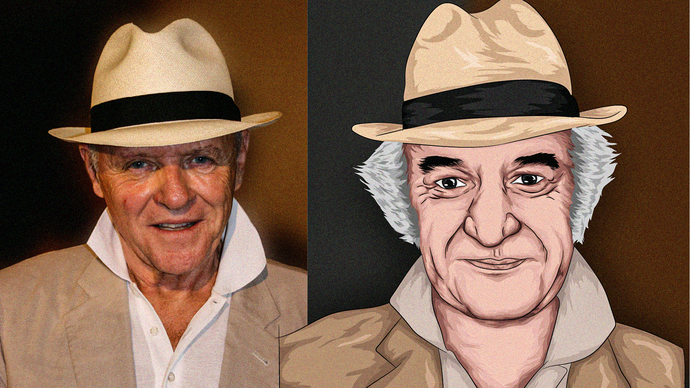 Anthony Hopkins çizimi nasıl olmuş?