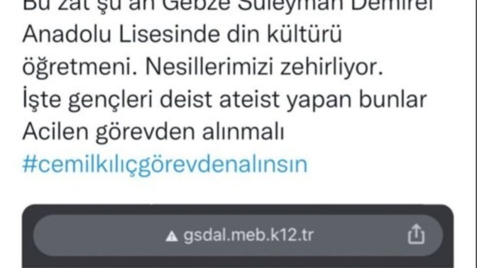 Cemil Kılıç gibi İslam düşmanları hakkındaki düşünceniz nedir?