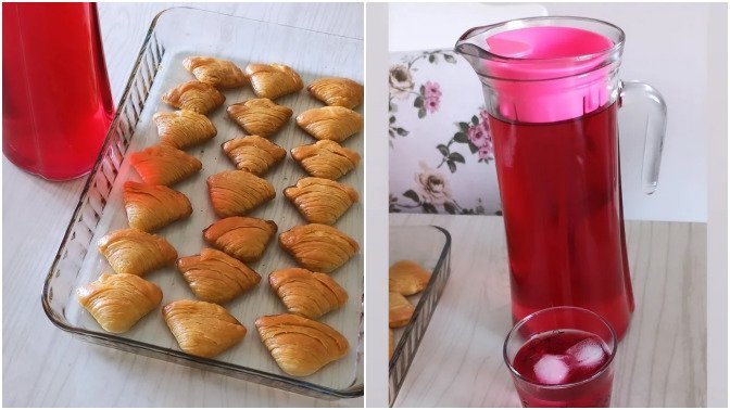 Midye tatlısı ve reyhan şerbeti yaptım. Mutfakla aranız iyi mi, sever misiniz?