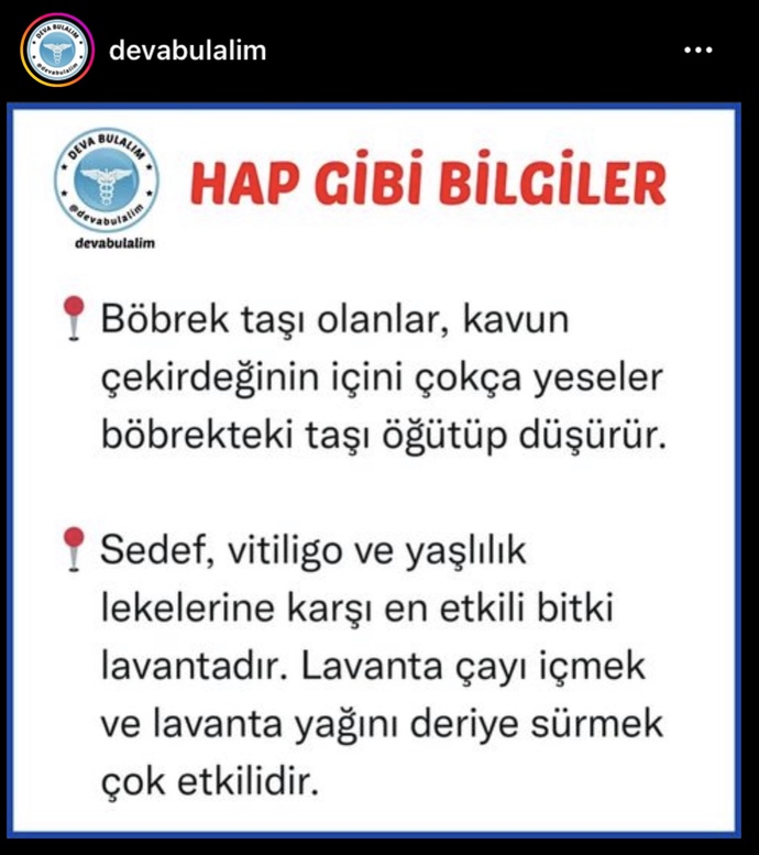 Kısa kısa sağlıklı bilgiler?