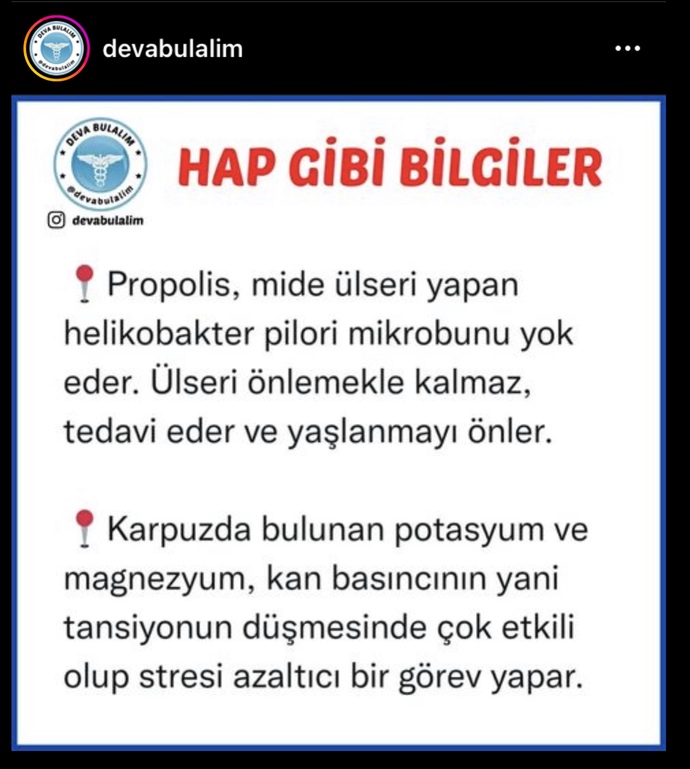 Kısa kısa sağlıklı bilgiler?
