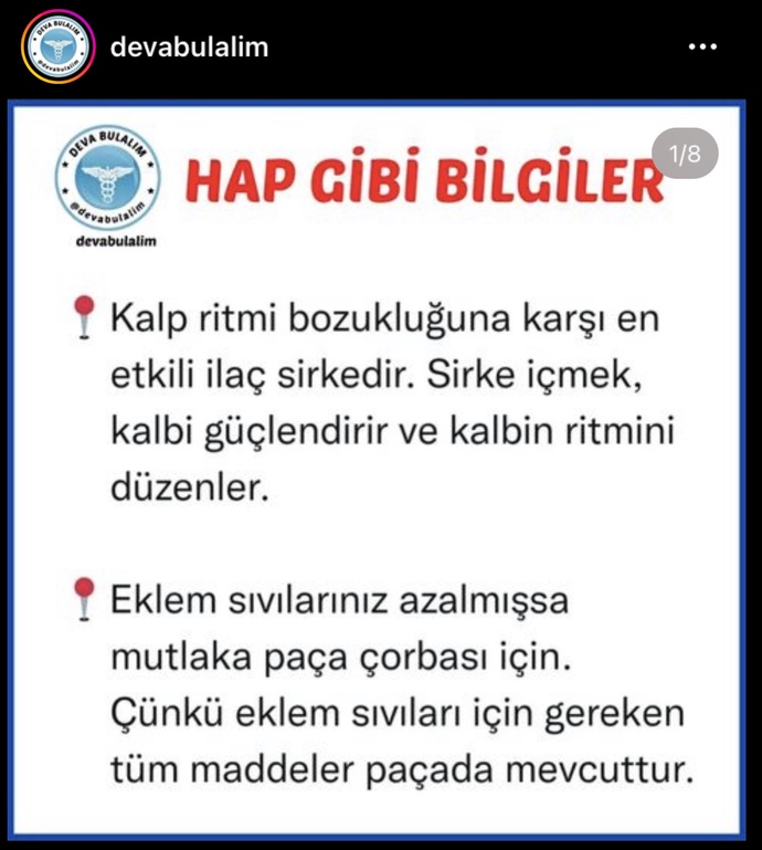 Kısa kısa sağlıklı bilgiler?