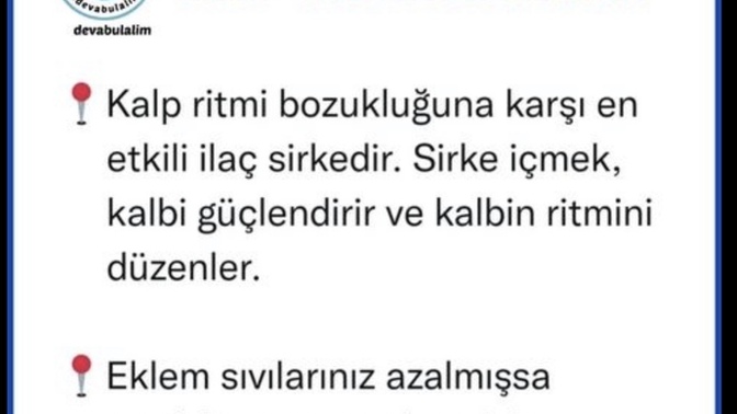 Kısa kısa sağlıklı bilgiler?