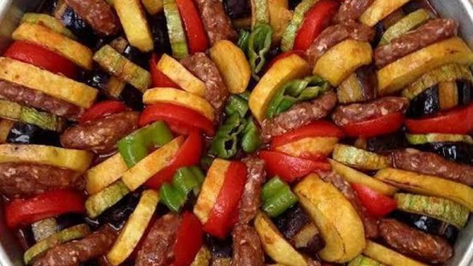 Fırında sebzeli köfte dizme yemegini sever misiniz?
