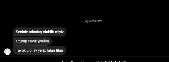 Birlikte oturup tavuklu pilav yemek istediğiniz kişiler var mı?