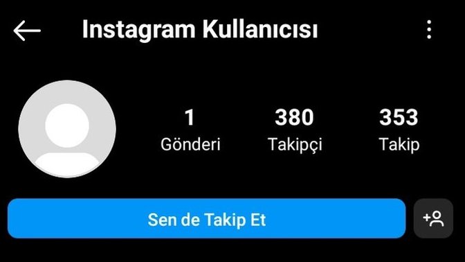 Instagram kullanıcısı yazıyor ama takipçi ve takip sayısını görebiliyorum. Engel mi yemişim, hesabını mı dondurmuş?