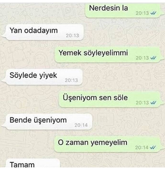 En son ne yapmaya üşendiniz?