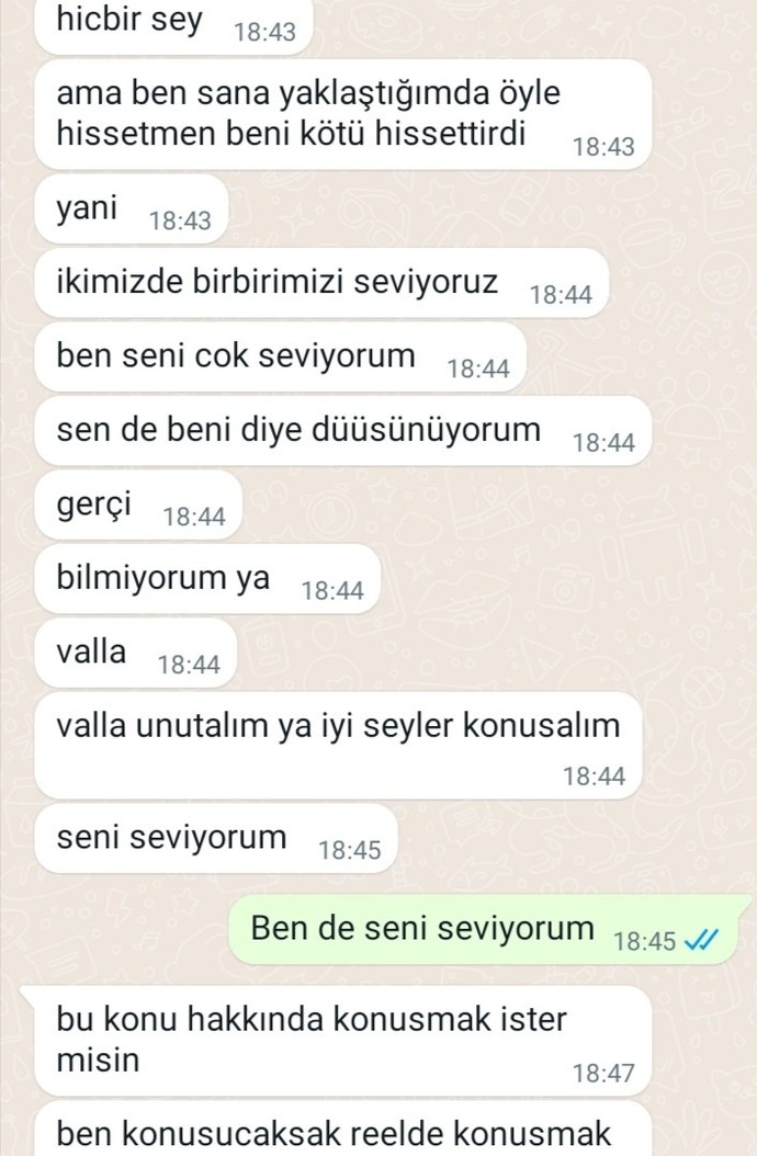 Sevgilime tacize uğradığımı söyledim ve tepkisi nasıl sizce?