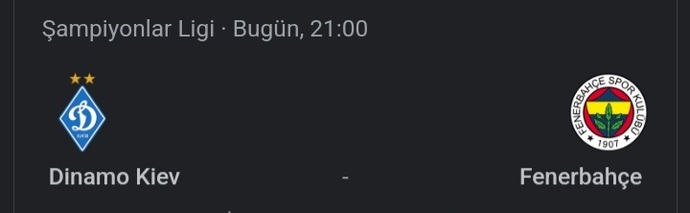 Dinamo Kiev-Fenerbahçe maçı ne olur sence?