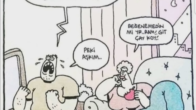 Karısından korkan erkekler varmıdır?