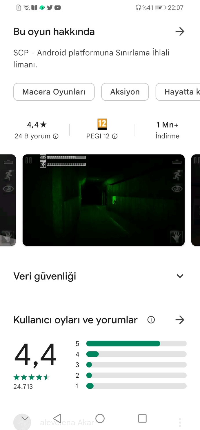 Hangi mobil korku oyununu oynamamı istersiniz?