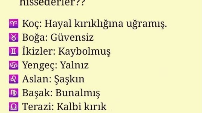 Burçlar en karanlık anlarda nasıl hissederler?