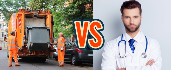 Almanyada çöpçü olmayı, Türkiyede doktor olmaktan üstün görenler abartıyorlar mı?