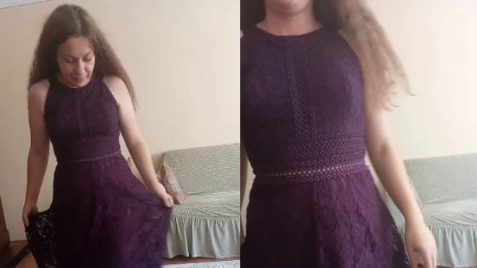 Elbisem nasıl, düğün için aldım?