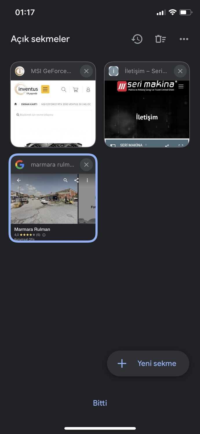 Google geçmişinizde neler var?