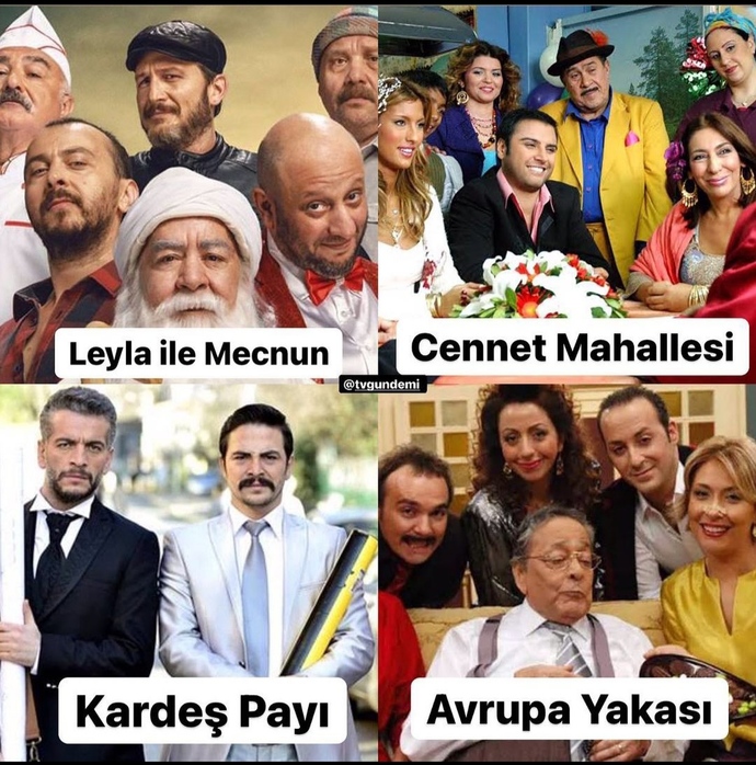 Bir döneme damgasını vurmuş bu 4 komedi dizisinden hangisini izlediniz?