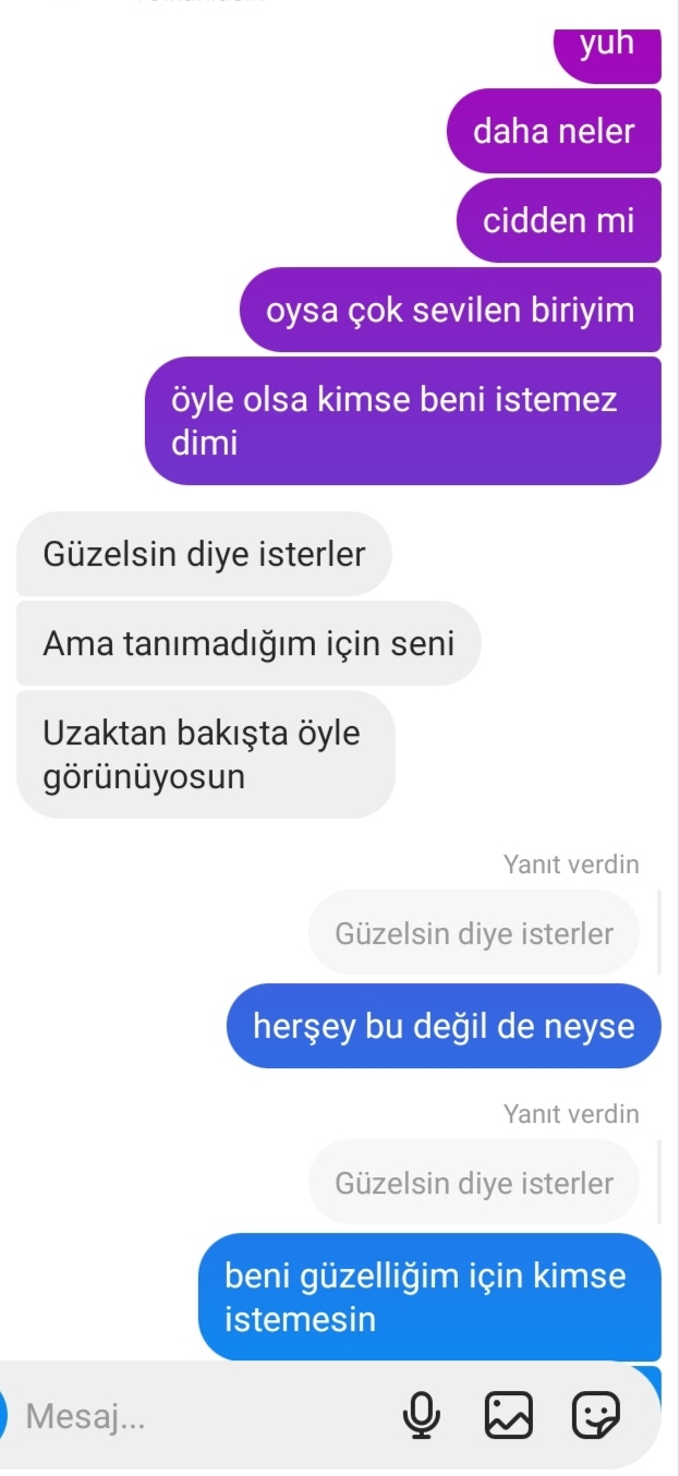 Beğendiğim çocuğa DM attım ve şu an sevgili sayılırız. Bu beni basit mi yapar?