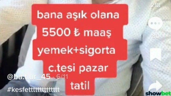 Kızlar maaşlı aşk yaşamak ister misiniz?