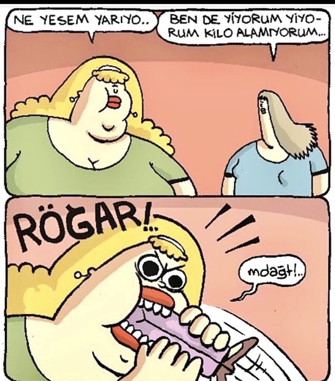 Zayıf kızların sürekli "Ay çok kilo aldım" tripleri kimleri delirtiyor?