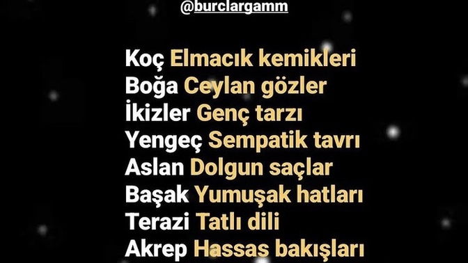 En belirgin özelliğiniz ne aşkooo?
