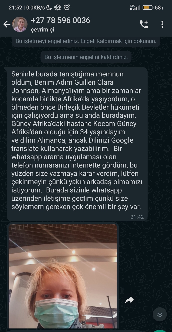 Böyle bir mesaj aldım, güvenemedim. Bu neyin nesi?