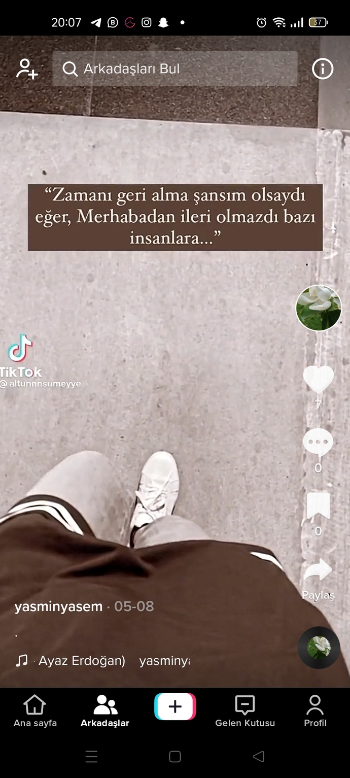 En son aldığınız ekran görüntüsünde ne var?