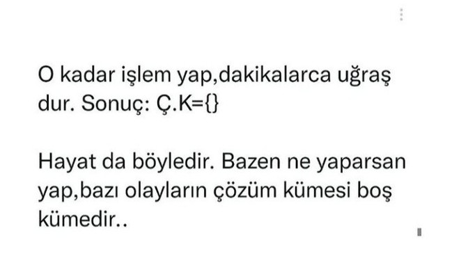 Hayattaki çabalarınızın boşa çıktığını hissettiniz mi?