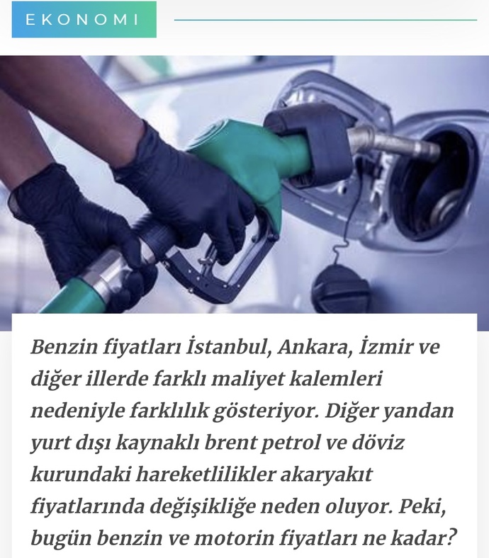 Benzin fiyatlarında ufak bir düşüş oldu sizce yeterli mi?