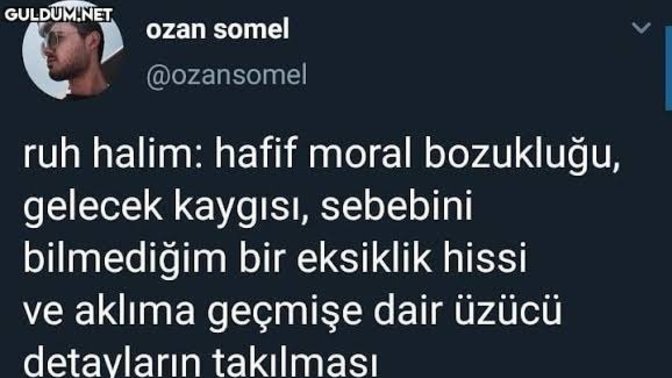 Moraliniz bozulduğunda naparsınız?