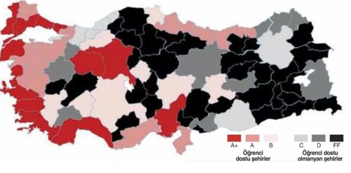 Tercihler döneminde, öğrencilerin memnun olduğu şehirler sizce nereler?