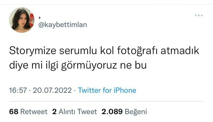 İlgi çekmek için serumlu kol paylaşımı yaptınız mı hiç?