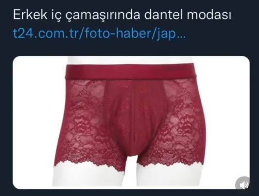 Erkek iç giyimde dantel modası başladı diyorlar. Beyler giyer misiniz bundan?
