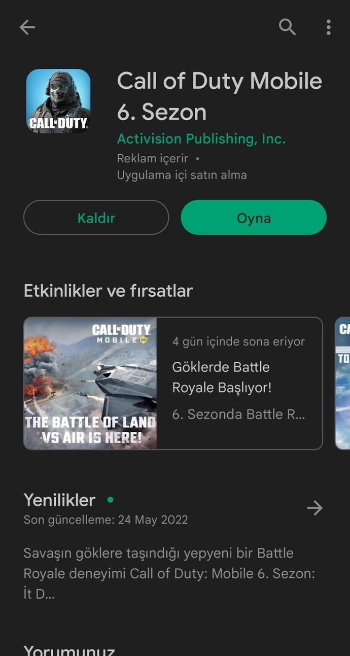 Telefonunuzda hangi oyunlar yüklü, en çok oynadığınız oyun hangisi?