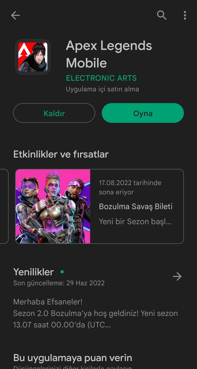 Telefonunuzda hangi oyunlar yüklü, en çok oynadığınız oyun hangisi?