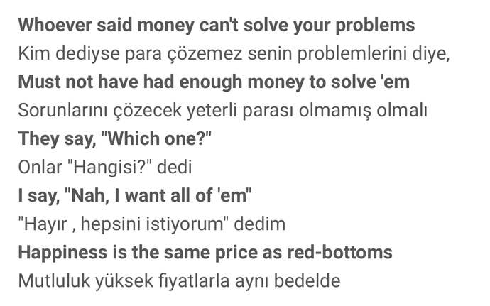 Para herkesi aşık eder mi?