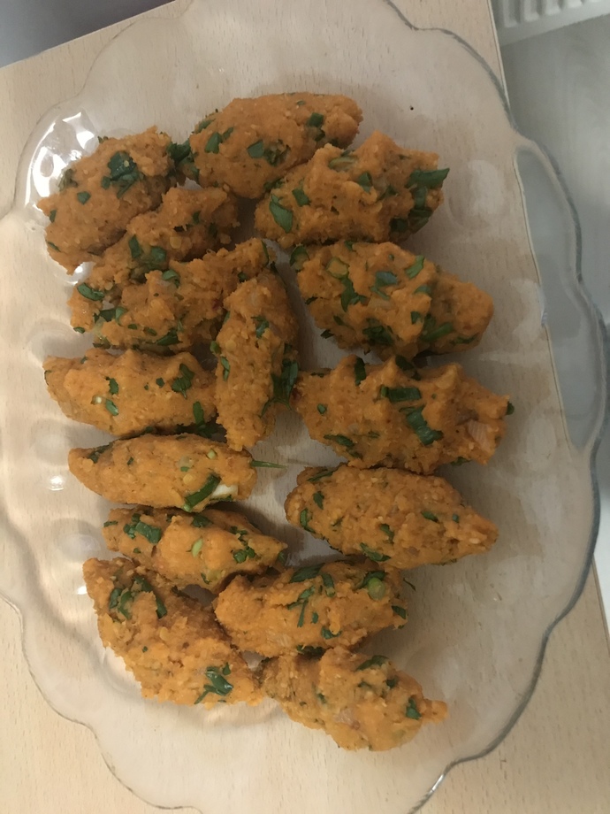 Mercimek köftem olmuş mu?