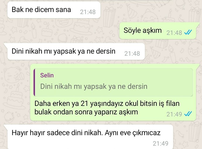 Sevgilimin ilginç talebi?