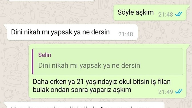 Sevgilimin ilginç talebi?